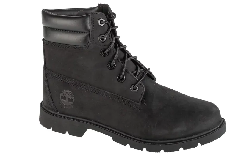 Timberland Linden Woods WP 6 Inch TB1A156S001, Damskie, Czarne, trapery, nubuk, rozmiar: 40