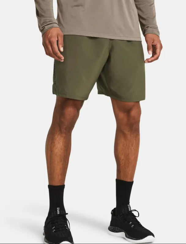 UNDER ARMOUR spodenki treningowe męskie Tech Woven zielone (L)