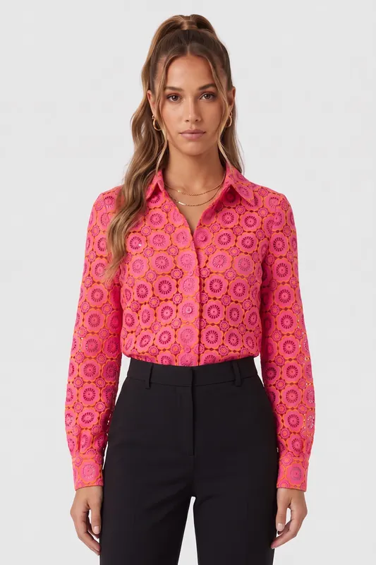 Moschino Top Pink Maat: 42 | Longsleeves Outlet | Dames | Roze