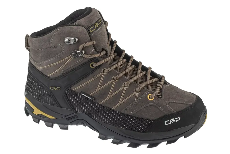 CMP Rigel Mid WP 3Q12947-Q906, Męskie, Brązowe, buty trekkingowe, skóra zamszowa, rozmiar: 42