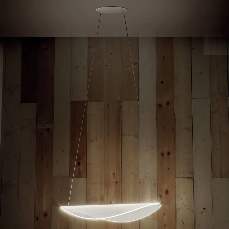 Lampa wisząca Stilnovo Diphy, wbudowana rozeta, 54 cm, 3000K