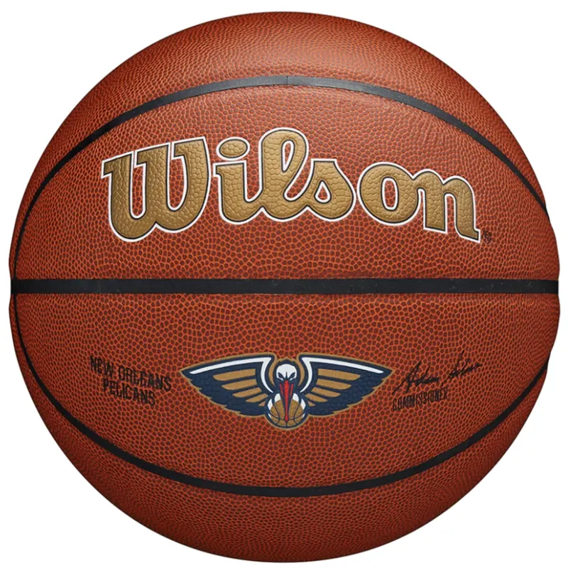 Wilson Team Alliance New Orleans Pelicans Ball WTB3100XBBNO, Unisex, Brązowe, piłki do koszykówki, Skóra kompozytowa, rozmiar: 7