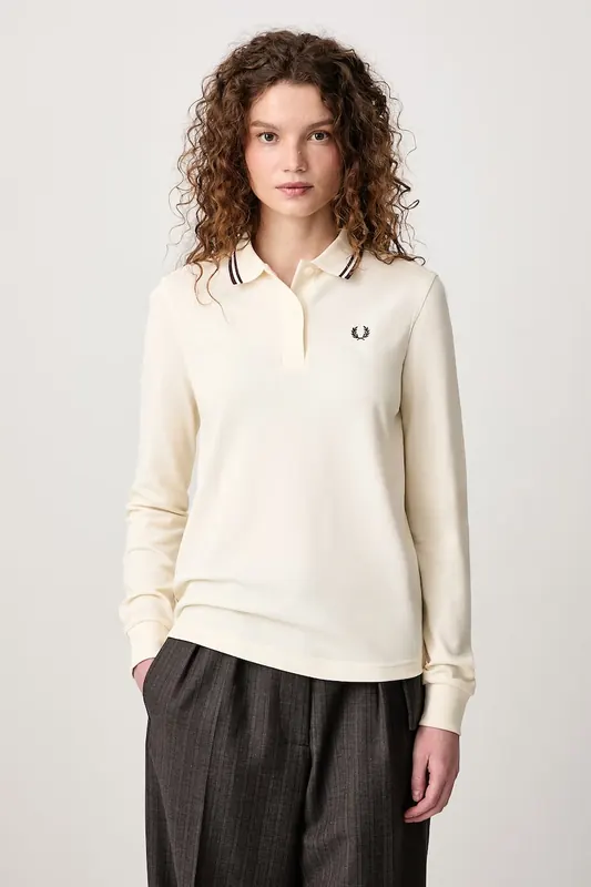 Fred Perry  longsleeve damski bawełniany