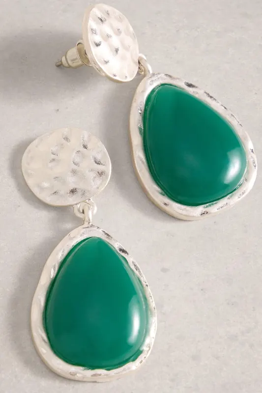 White Stuff Pine Statement Earring Green Multi Maat: OS | Oorbellen Outlet | Dames | Groen