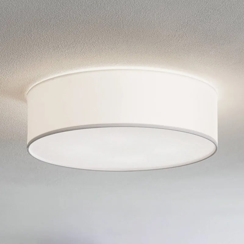Lampa sufitowa Rondo, biała Ø 45 cm