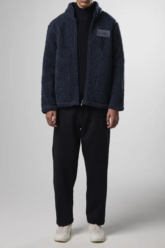 NN.07 Morten 3443 Cardigans — Slim Fit Maat: S | Cardigans Outlet | Heren | Blauw