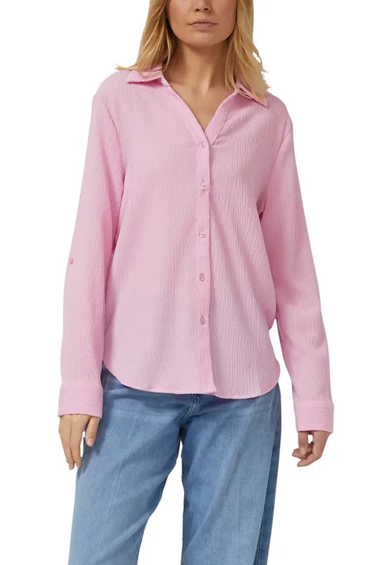 s.Oliver Blouses Pink Maat: 48 | Overhemden Outlet | Dames | Roze