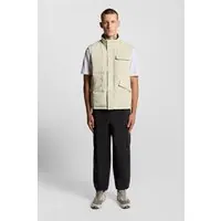 Lyle & Scott Quilted Shell Gilet Grey Taupe Maat: M | Bodywarmers Outlet | Heren | Grijs