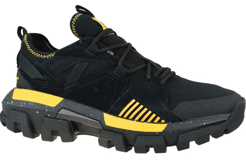Caterpillar Raider Sport P724513, Męskie, Czarne, buty sneakers, skóra zamszowa, rozmiar: 40