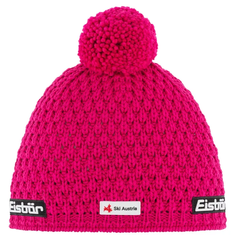 Eisbar Trail Pompon MU SKA E33133-442, Unisex, Różowe, czapki, Merino, rozmiar: One size