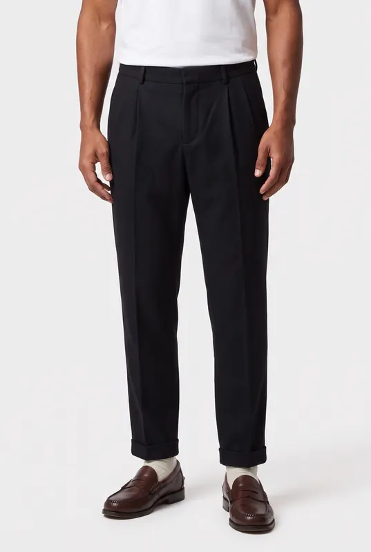IRO Paris Jairo Trouser Navy Maat: 48 | Tailored Broeken Outlet | Heren | Blauw