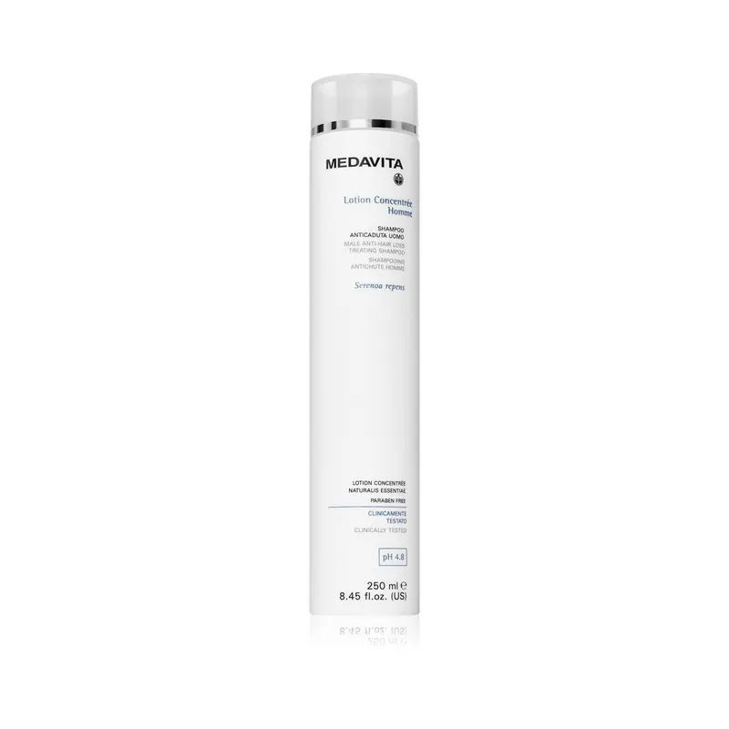 Medavita Lotion Concentree Male Treating Szampon przeciw wypadaniu włosów dla mężczyzn 250 ml