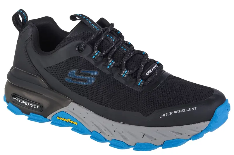 Skechers Max Protect-Liberated 237301-BKCC, Męskie, Czarne, buty sneakers, tkanina, rozmiar: 44