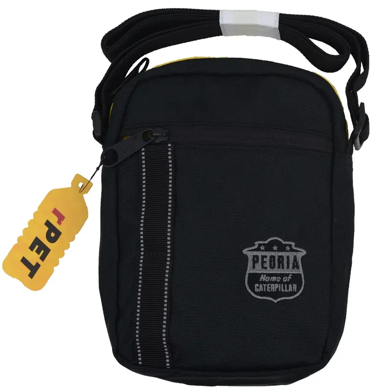 Caterpillar Peoria City Bag 84068-12, Unisex, Czarne, saszetki, poliester, rozmiar: One size