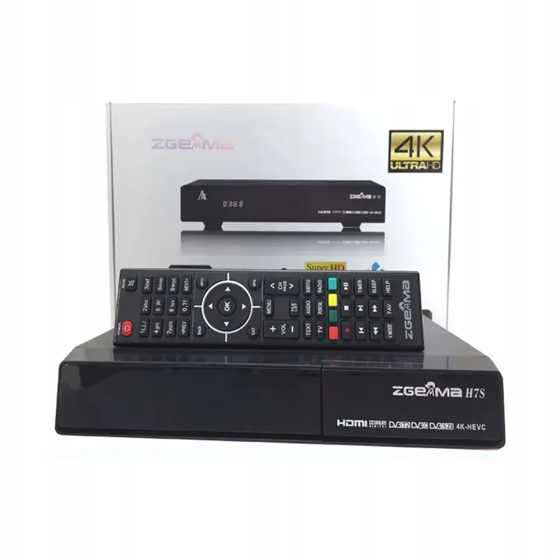 Tuner Dekoder Zgemma H7S 4K ENIGMA2 Oscam Cccam 2+1 Iptv DVB-S2 Originálny