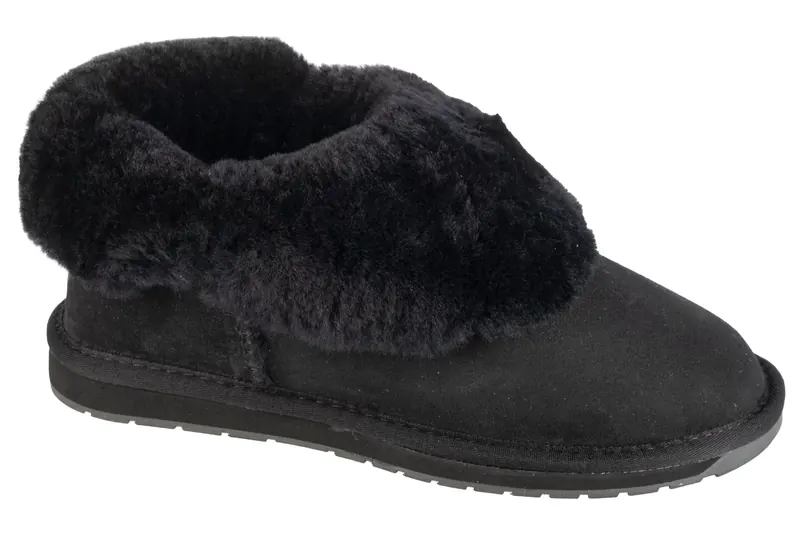 EMU Australia Platinum Mintaro WP11850-BLAK, Damskie, Czarne, buty zimowe, skóra zamszowa, rozmiar: 38