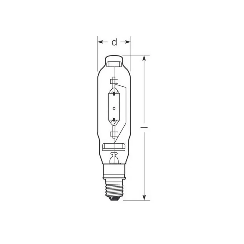 RADIUM Żarówka metalohalogenkowa E40 2000W HRI-T N/I 4.300K