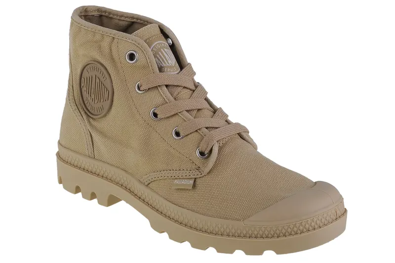 Palladium Pampa Hi 92352-238-M, Damskie, Beżowe, buty sneakers, tkanina, rozmiar: 39