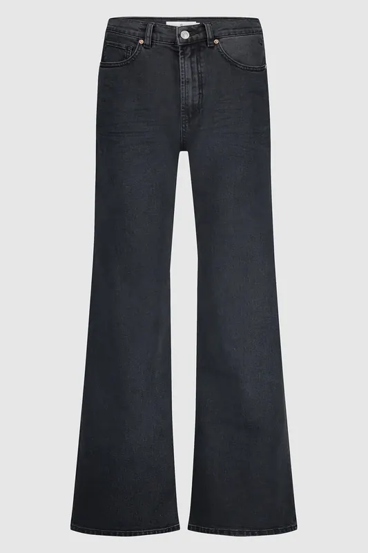 Circle of Trust Jaxx Denim True Black Maat: W27 | Wijde Broeken Outlet | Dames | Zwart