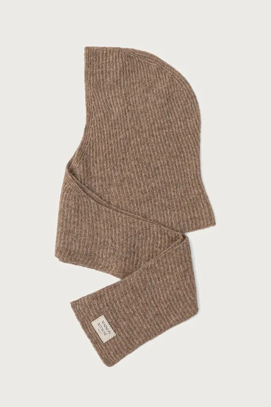 Maison Kitsuné  kaptur z wełną