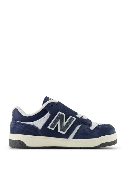 New Balance Infant Boys B480 New-b Hook & Loop White Maat: 25.5 Wide | Schoenen Outlet | kids | Blauw