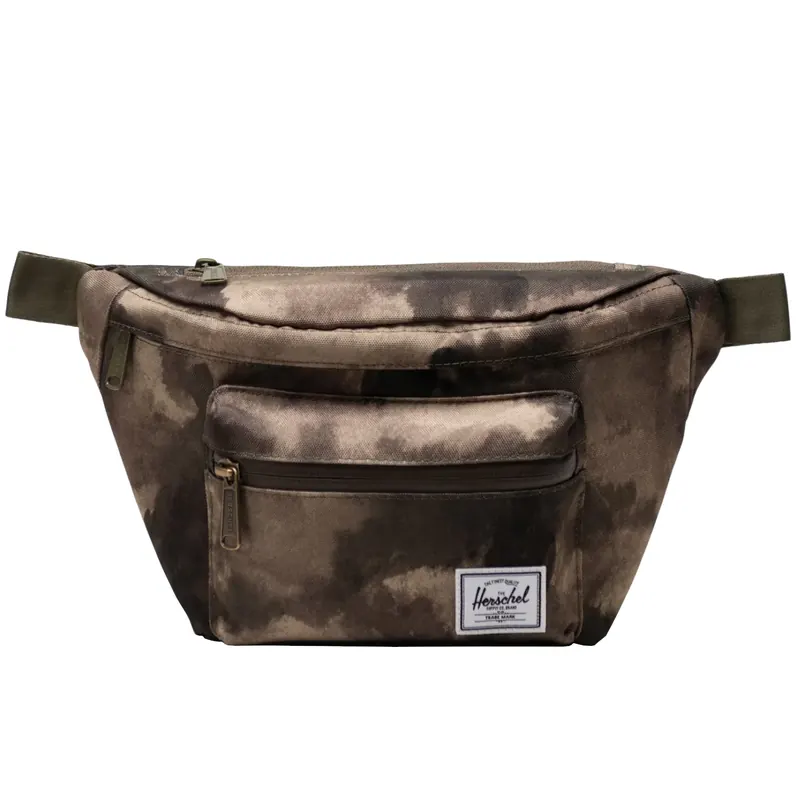 Herschel Pop Quiz Hip Pack 11406-05913, Unisex, Brązowe, nerki, poliester, rozmiar: One size