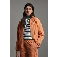Lyle & Scott Perforated Funnel Neck Jacket Dusk Orange Maat: XL | Jassen Outlet | Dames | Oranje