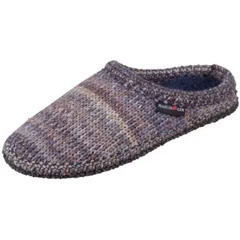 Haflinger  Hausschuhe Walktoffel Tricote 612085-72 jeans Wolle 612085-72