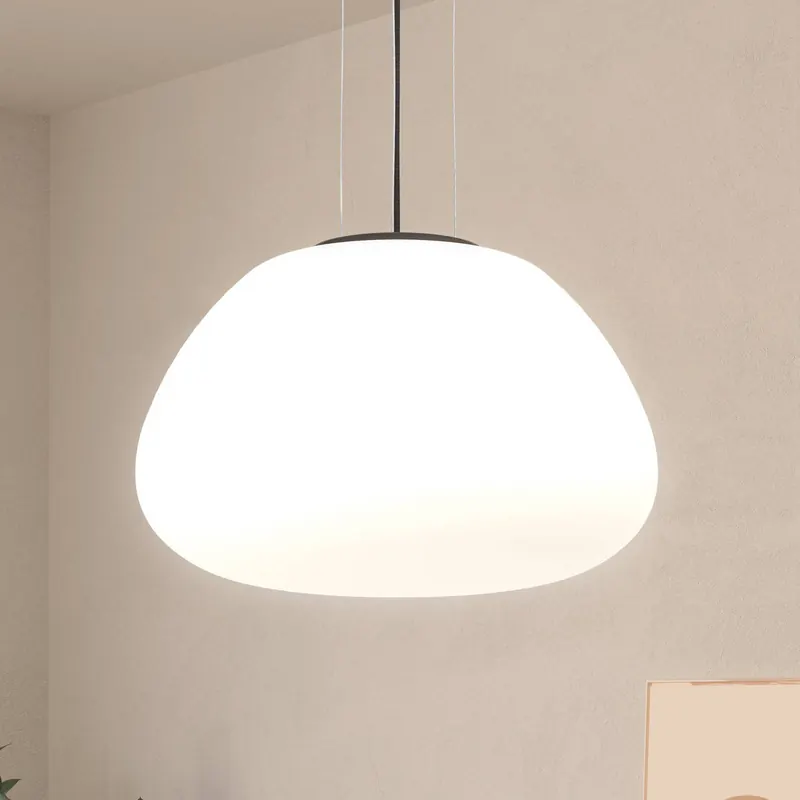 Żyrandol Stars of Light Balmes, biały, Ø 42 cm, szkło