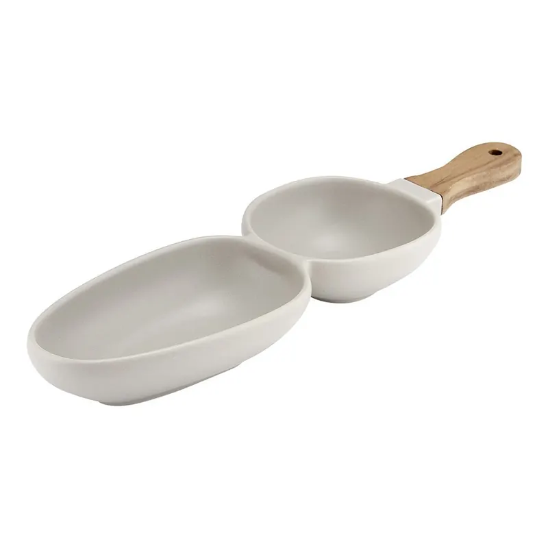 Szara porcelanowa miska do serwowania Ladelle Essentials