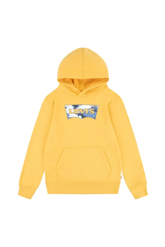Levi's Boys Batwing Fill Hoodie Amber Maat: 6Y | Sportkleding Outlet | kids | Geel