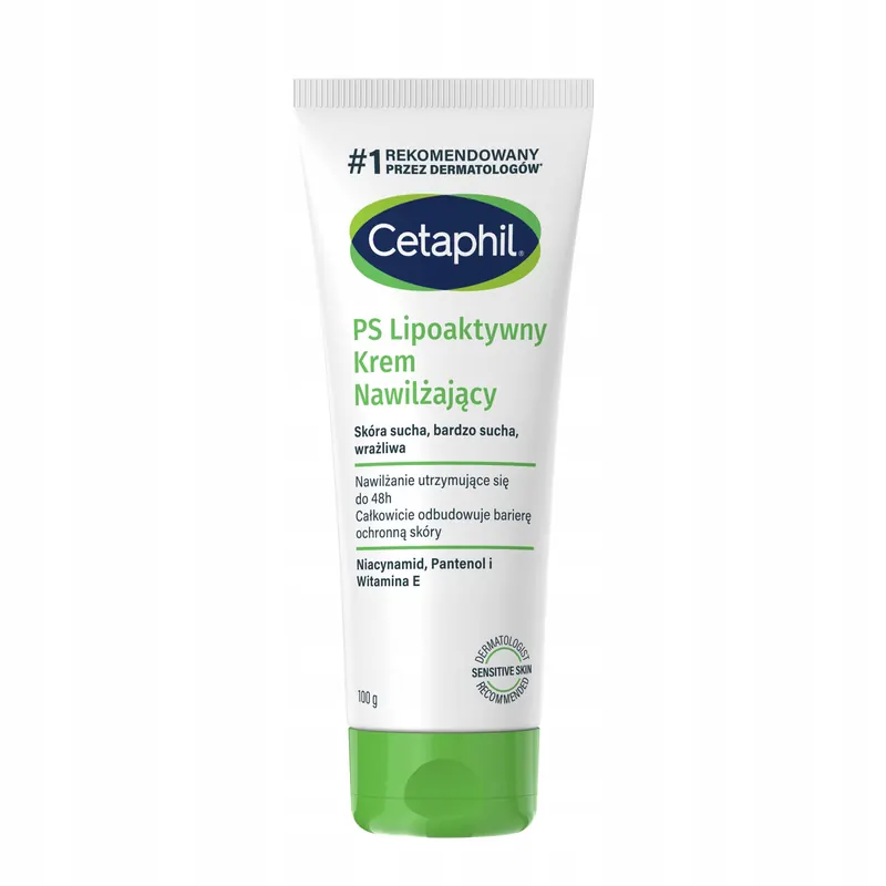 Cetaphil Ps Lipoaktywny Krem nawilżający 100 g Travel Size