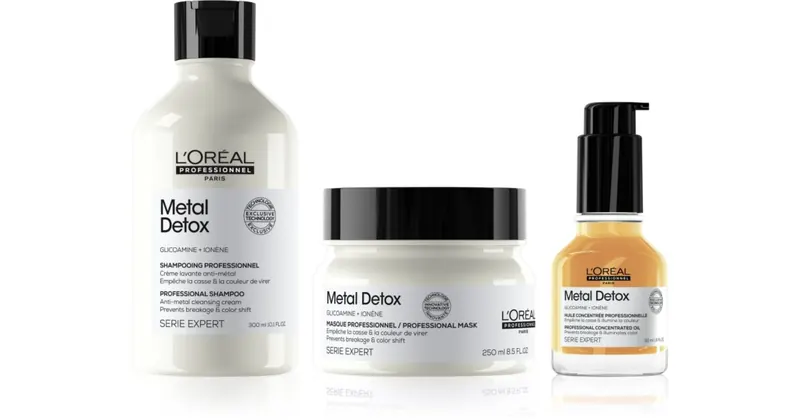 L’Oréal Professionnel Serie Expert Metal Detox Value Pack do włosów zniszczonych