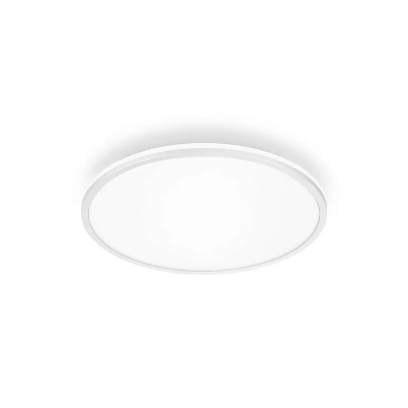 Lampa sufitowa LED Pulap A, biała, Ø 33 cm, tworzywo sztuczne