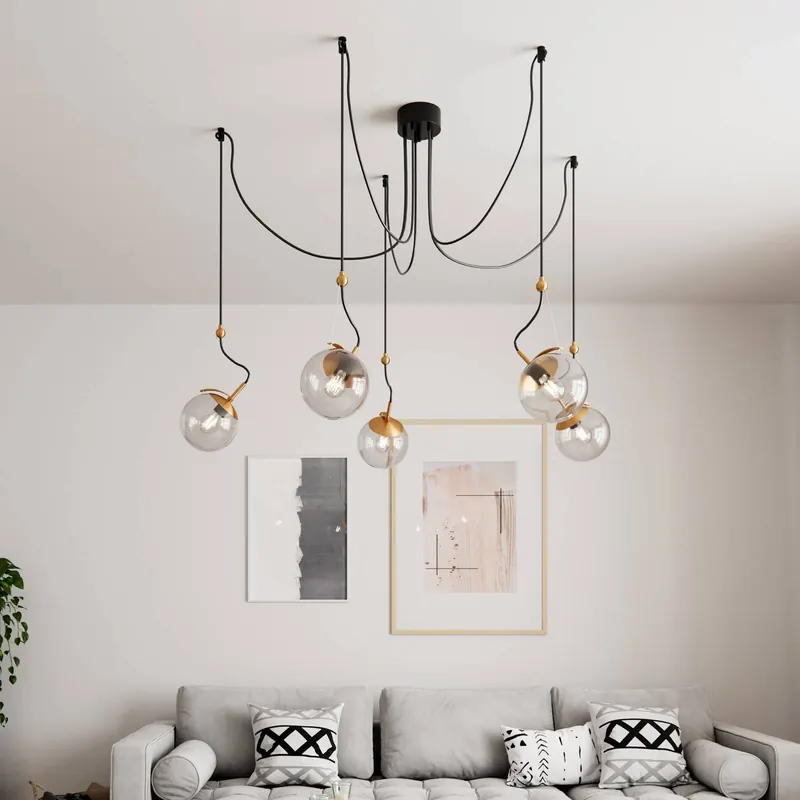 By Rydéns Carry lampa wisząca, decentralna, 5-pkt.
