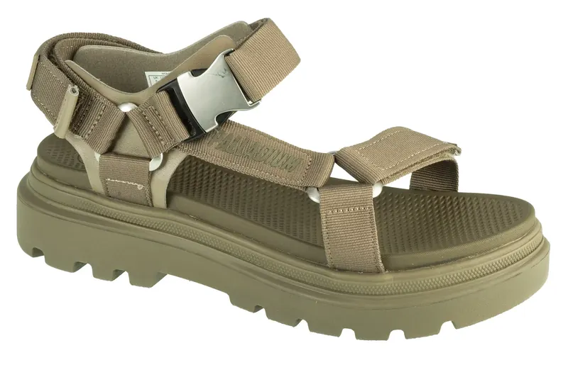 Palladium Pallacruise Strap 97465-308-M, Damskie, Zielone, sandały, tkanina, rozmiar: 37