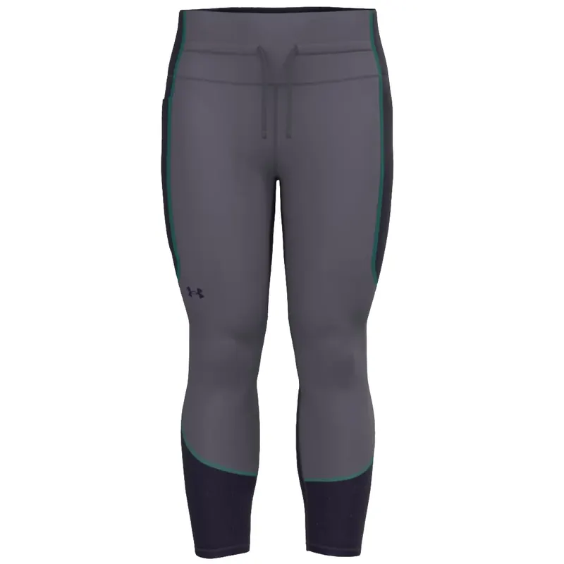 Under Armour HG Armour 6M Ankle Leg Block 1370067-530, Damskie, Szare, leginsy, poliester, rozmiar: XS