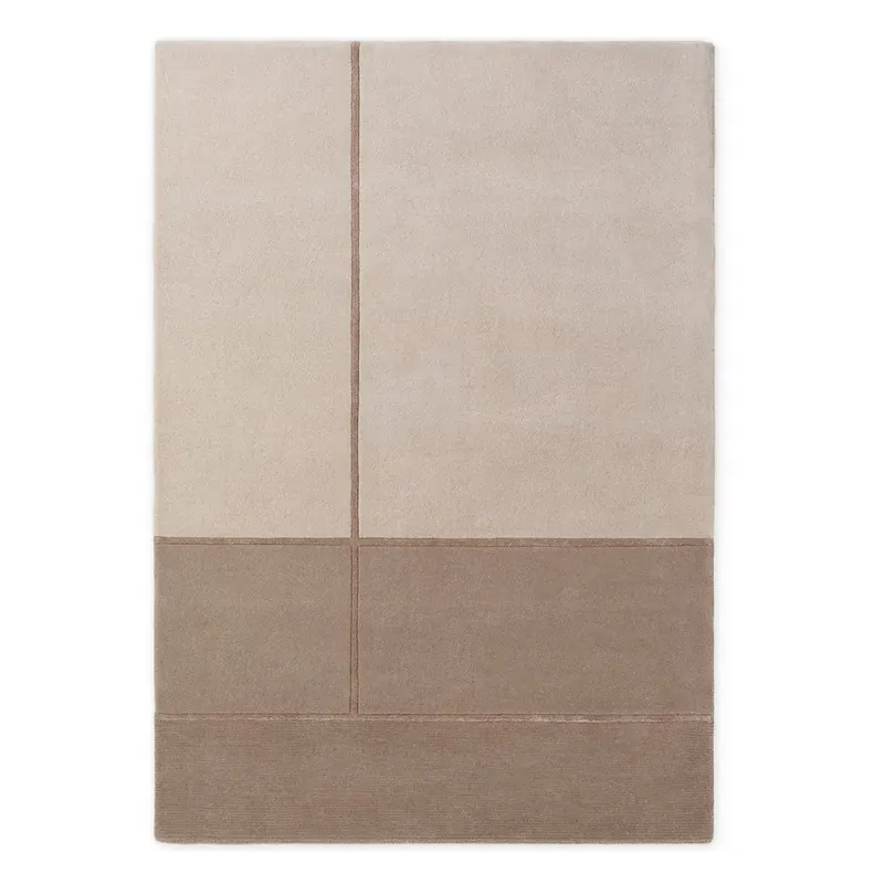 Brązowy/kremowy dywan z mieszanki wełny 160x230 cm Presilda – Villeroy&Boch