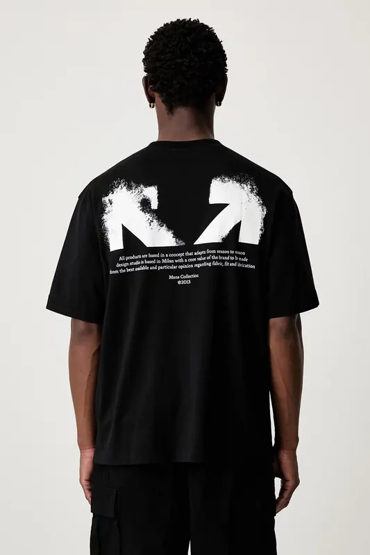 Off-White Half Arrows T-shirt bawełniany męski
