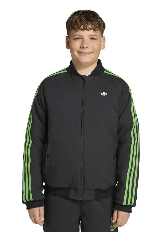 Adidas Junior Jacket Black Maat: 15-16 | Jassen Outlet | kids | Zwart