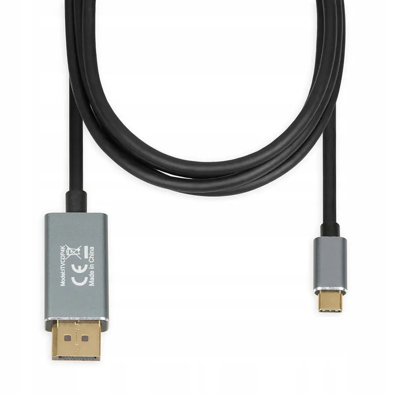 Kabel adapter iBOX ITVCDP4K Usb-c do DisplayPort 1,8m