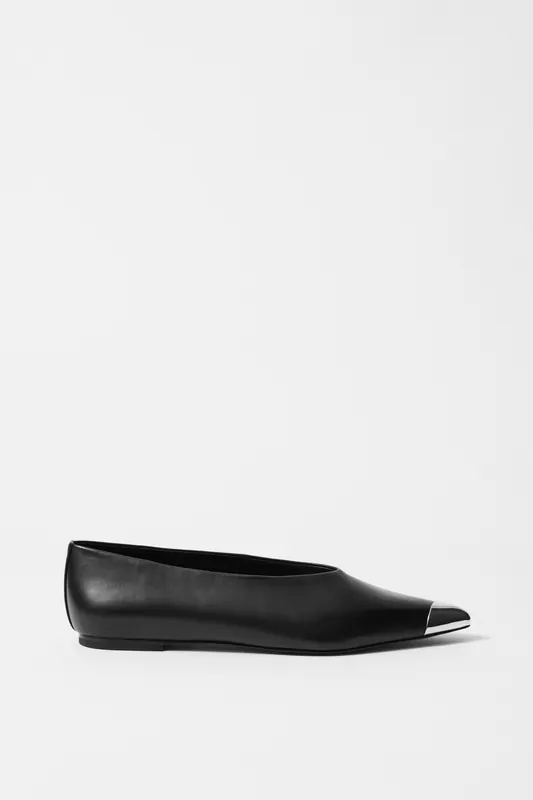 & Other Stories Francia Party Ballerina Black Maat: 41 | Ballerina's Outlet | Dames | Zwart