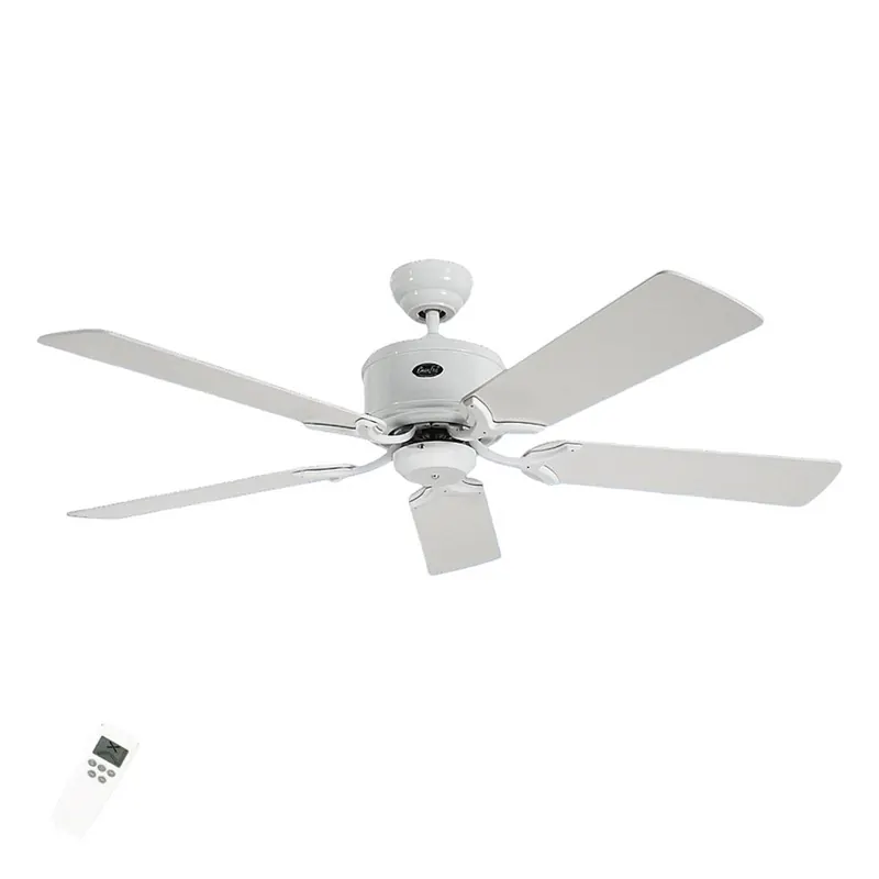 Wentylator sufitowy ECO ELEMENTS, biały/szary, Ø 132 cm, cichy