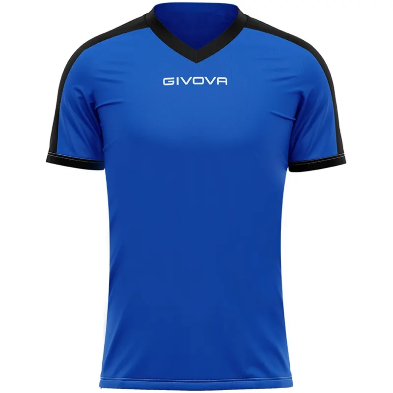 GIVOVA koszulka sportowa męska t-shirt treningowy MAC04 niebieska (M)