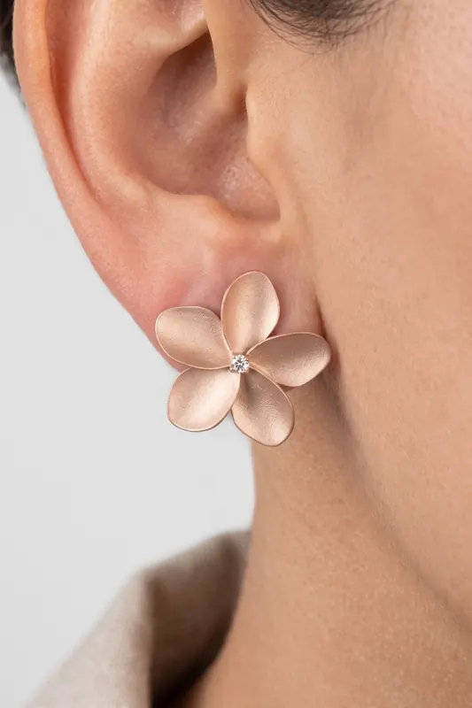 PURELEI Mahina Club Empowher Ohrringe Rosegold Maat: OS | Oorbellen Outlet | Dames | Goud