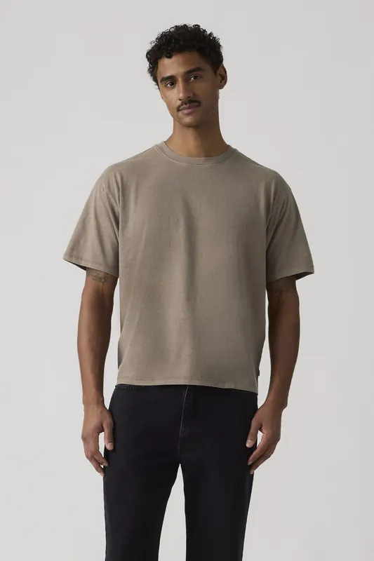 Levi's Boxy Tee Maat: M | Basic T-Shirts Outlet | Heren | Bruin