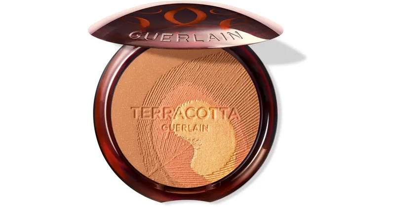 GUERLAIN Majestic Feathers Terracotta rozświetlający bronzer do twarzy edycja limitowana kolor Peacock 10 g