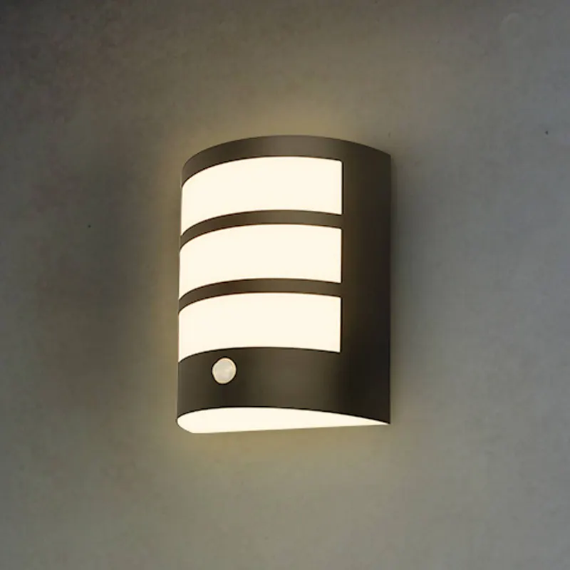 Kinkiet zewnętrzny LED 3795015, czarny, czujnik, IP44