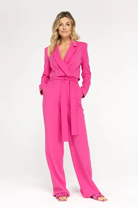 Ibana Jean Bright Pink Maat: S | Blazers Outlet | Dames | Roze
