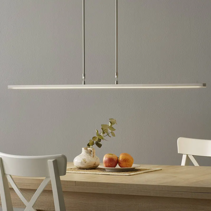 Lampa wisząca LED Zelena, stal, długość 122 cm, metal, CCT